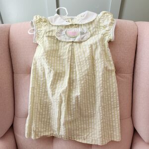 Little English 3t Reversible Smocked Striped Dress